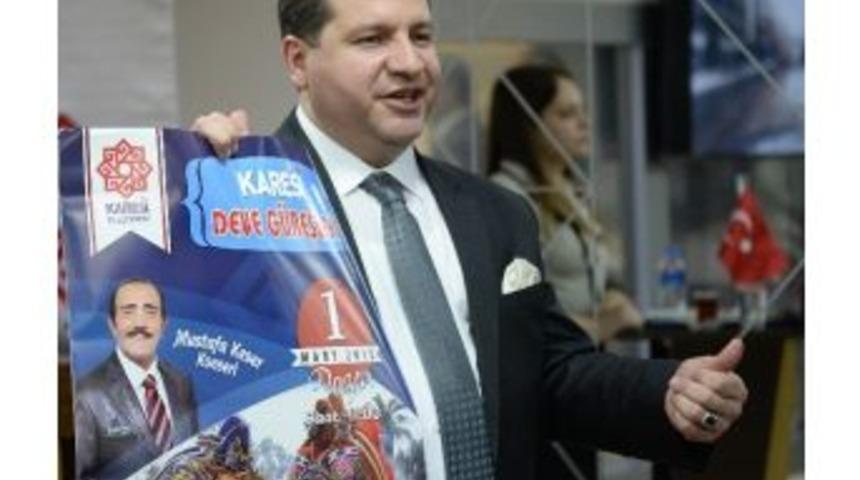 Karesi&rsquo;de Deve G&uuml;reşleri Heyecanı