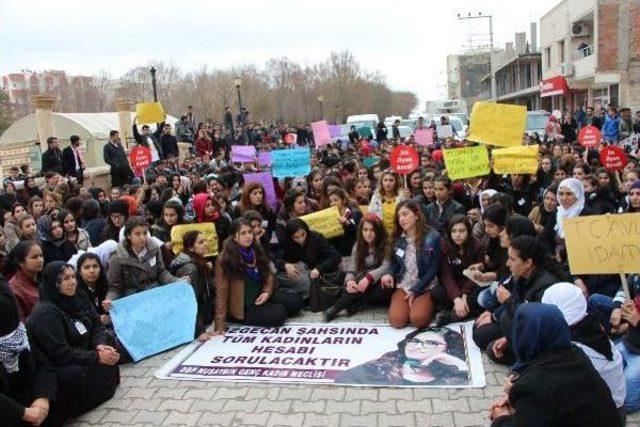 Nusaybin'de Kadınlar Özgecan Için Yürüdü