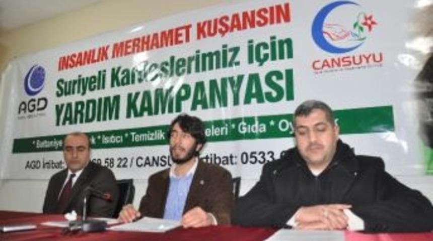 Suriyeli M&uuml;ltecilere Yardım Kampanyası