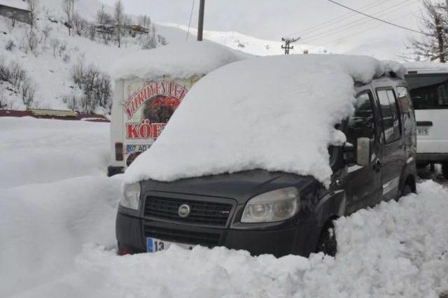 Bitlis'te Okullara Kar Tatili (2)