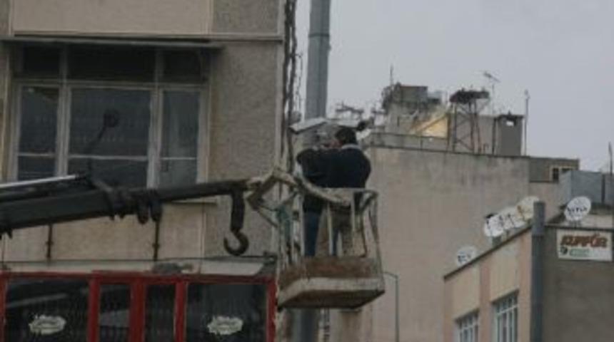 Mobese Kameralarının Bakımları Yapılıyor