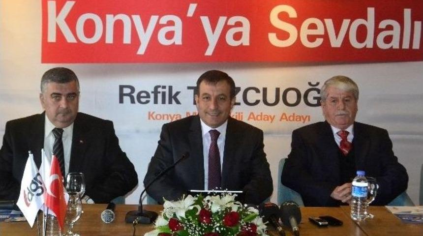 Refik Tuzcuoğlu Basın Mensuplarıyla Bir Araya Geldi
