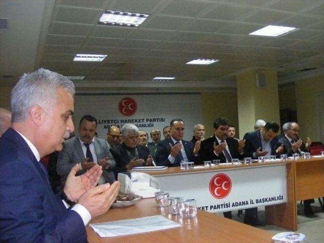 Mhp Adana İl Başkanı Baş, İlk Yönetim Kurulu Toplantısını Yaptı