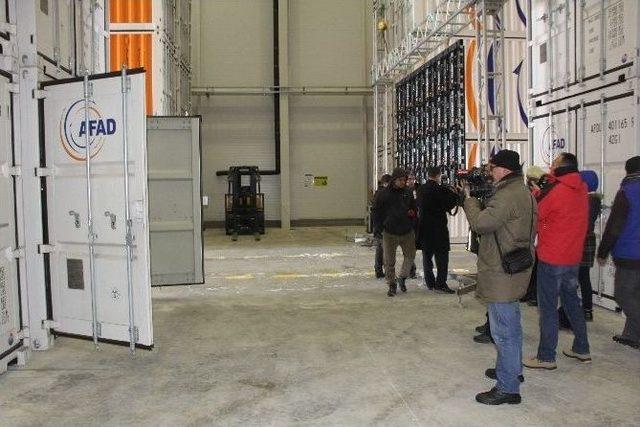 Acil Afad Erzurum Lojistik Deposu Açıldı