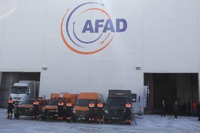 Acil Afad Erzurum Lojistik Deposu Açıldı