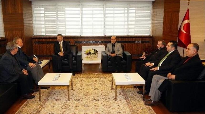 Başkan &Ccedil;elik&rsquo;e Hayırlı Olsun Ziyaretleri