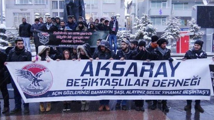 Beşiktaş Taraftarı Özgecan İçin Yürüdü G1