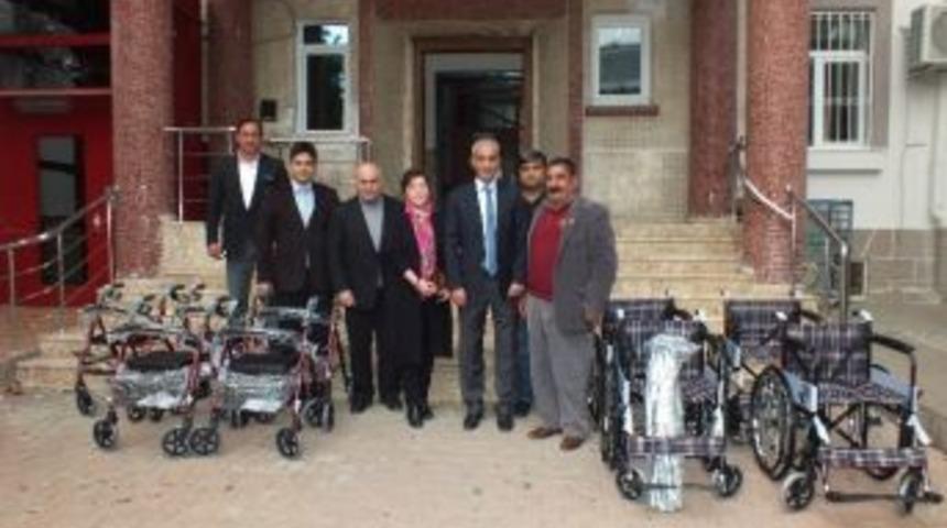 Almanya&rsquo;dan Serik&rsquo;e Tekerlekli Sandalye