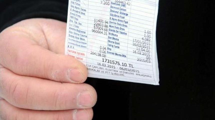 1 Milyon 731 Bin 575 Liralık Elektrik Faturası Şoku