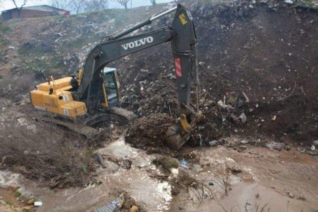 Çinçin Deresinde Islah Çalışmaları Başladı