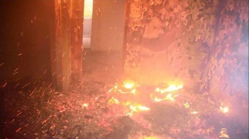 Sinop&rsquo;ta Ev Yangını