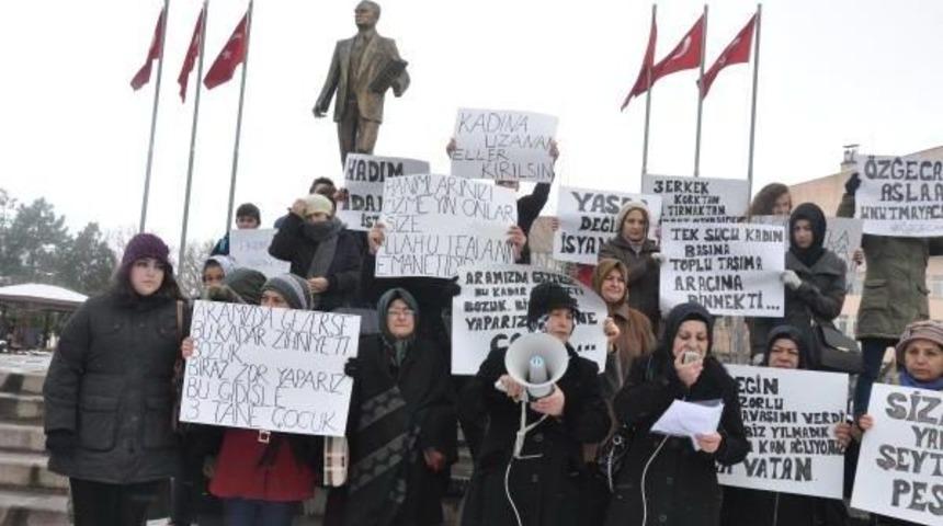 Kırıkkale'de Kadınlardan '&ouml;zgecan' Eylemi