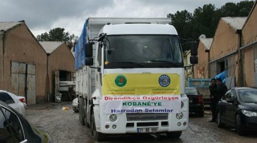 Diyarbakır&rsquo;daki Belediyelerden Suru&ccedil; Ve Kobani&rsquo;ye Destek