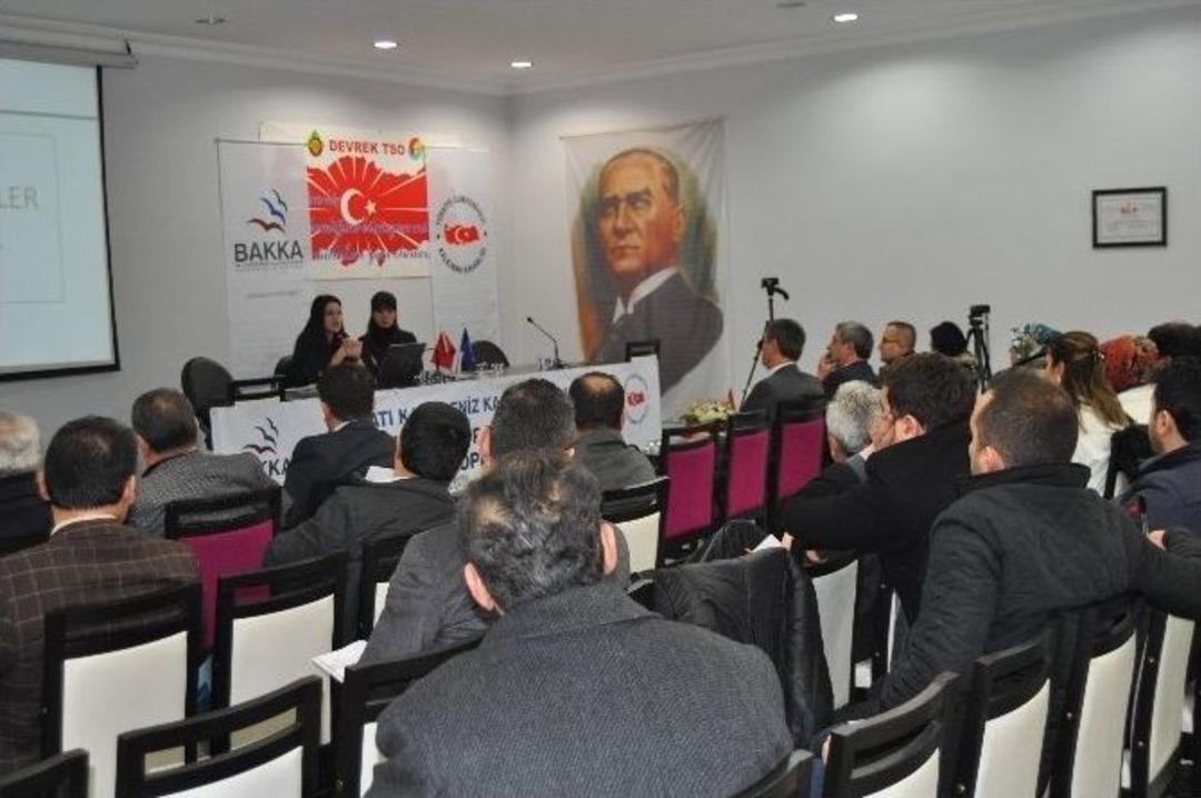2015 Yılı Mali Destek Programları Eğitim Toplantısı Devrek&rsquo;te Ger&ccedil;ekleşti