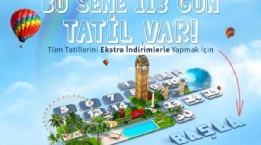 Setur Tatil Takvimi 2015&rsquo;teki 113 G&uuml;nl&uuml;k Tatili Planlıyor