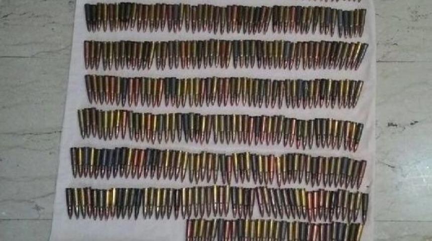 Gaziantep'te Tüfek Ve Mermi Ele Geçirildi