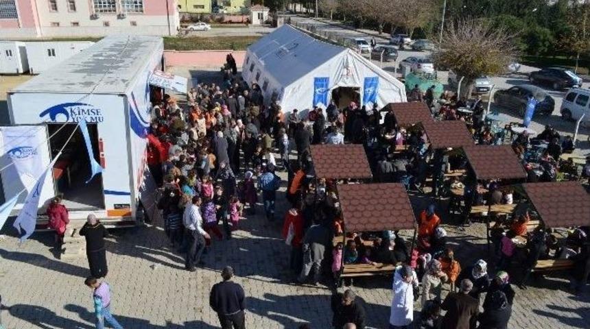 Kilis&rsquo;te M&uuml;ltecilere 3 Yılda 3 Milyon Kişilik Yemek Dağıtıldı