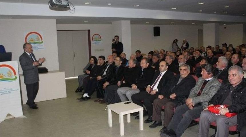 D&uuml;zce&rsquo;de &Ccedil;ift&ccedil;ilere Tarım Sigortasının &Ouml;nemi Anlatıldı