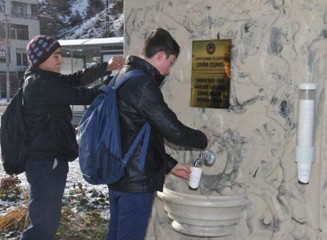 Gümüşhane’De 'çorba Çeşmesi’Ne Büyük Ilgi