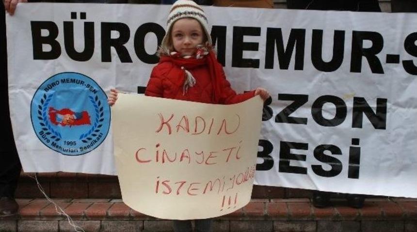 Kadına Şiddet Trabzon&rsquo;da Kınandı