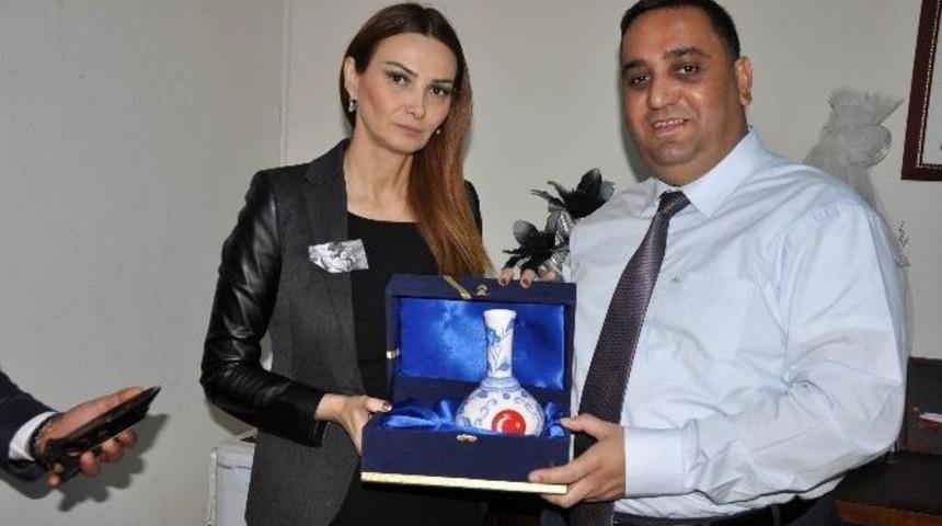 Azerbaycan Milletvekili Paşayeva&rsquo;dan Başkan Can&rsquo;a Ziyaret