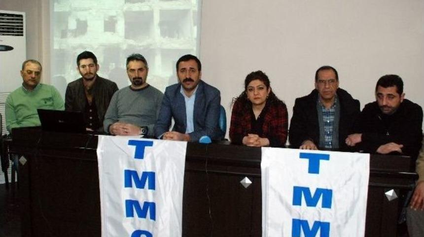 M&uuml;hendisler Kobani&rsquo;de İncelemelerde Bulundu