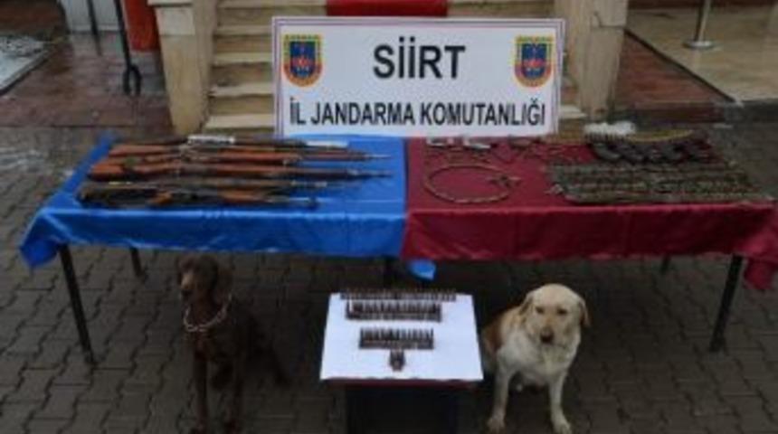 Siirt’te Silah Ve Mühimmat Ele Geçirildi