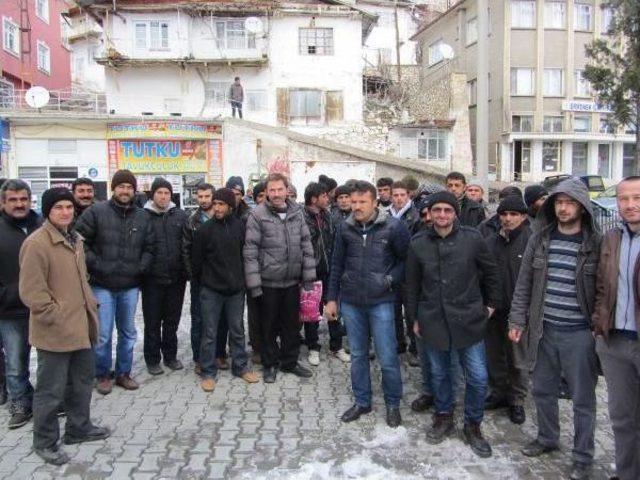 18 Madencinin Öldüğü Ermenek'te 4 Aydır Işsiz Kalanlardan Tepki