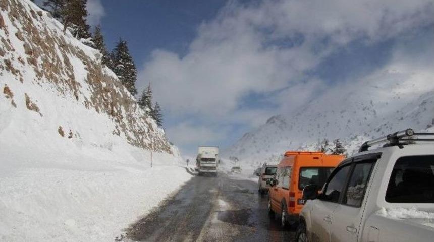 Seydişehir Antalya Yolu Ulaşıma A&ccedil;ıldı