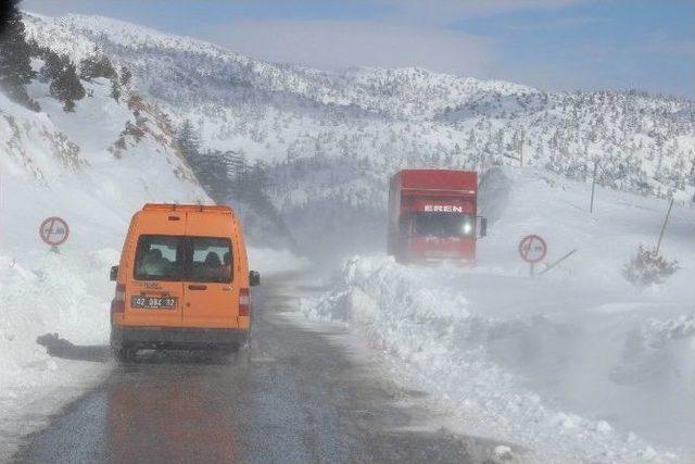 Seydişehir Antalya Yolu Ulaşıma Açıldı