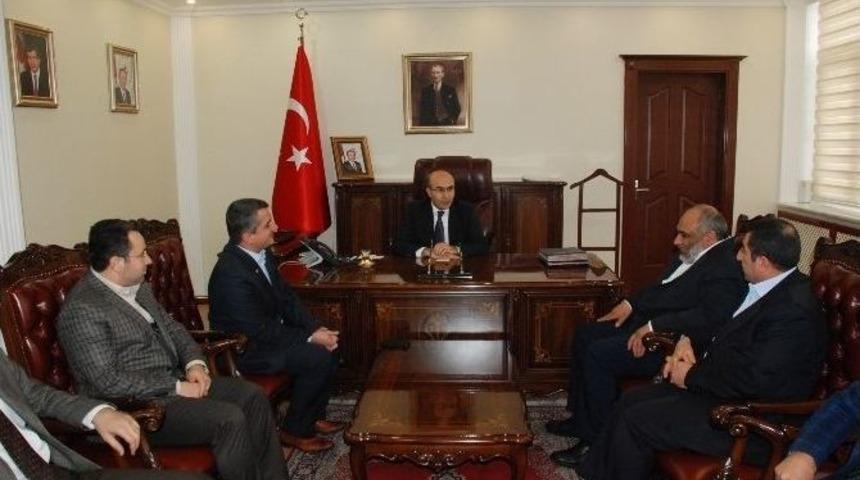 İhh Genel Başkanı B&uuml;lent Yıldırım&rsquo;dan Vali Mahmut Demirtaş&rsquo;a Ziyaret