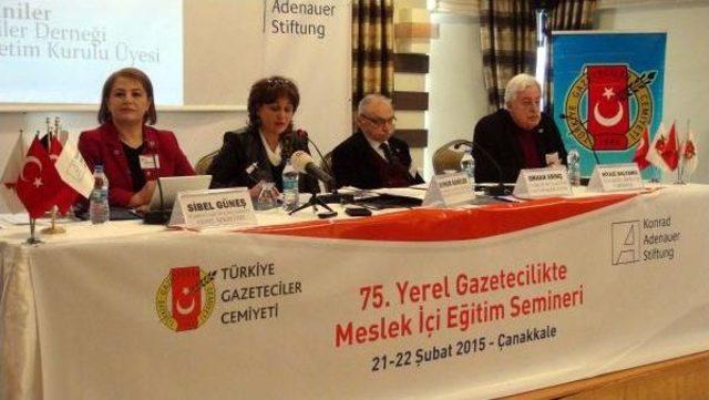 Çanakkale'de Yerel Gazetecilik Semineri