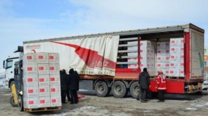 Kızılay Tırı Yardıma Muhta&ccedil;lar İ&ccedil;in Kırşehir&rsquo;de