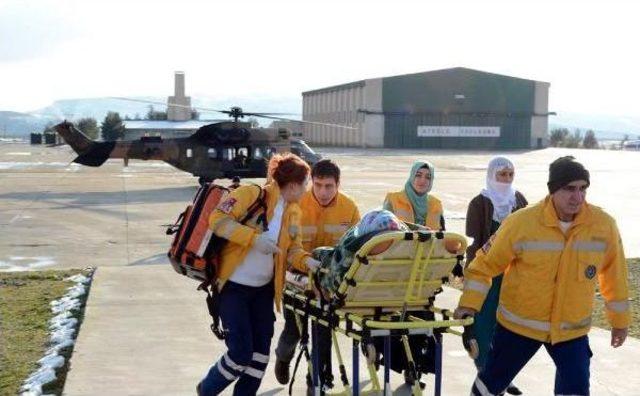 Siirt'te 1,5 Yaşındaki İsmail'i Mehmetçik Helikopterle Kurtardı (2)