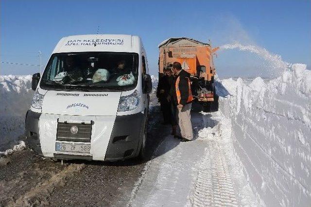 Eskişehir’de Kar Temizleme Çalışmaları