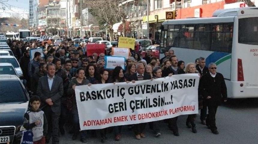 İ&ccedil; G&uuml;venlik Paketi Protesto Edildi
