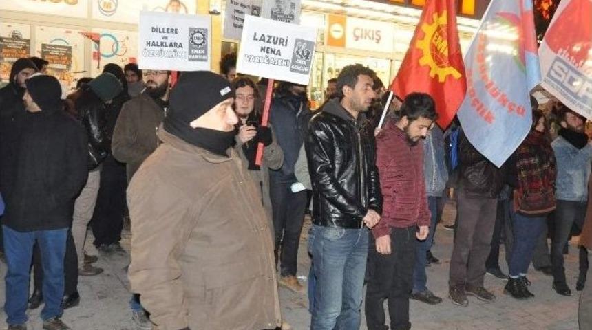 Eskişehir&rsquo;de &lsquo;anadil&rsquo; Eylemi