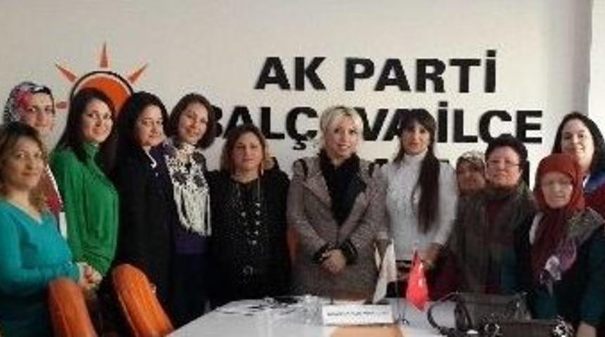 Ak Partili Meltem &Ouml;lmez&rsquo;e Kadın Partililerden B&uuml;y&uuml;k İlgi