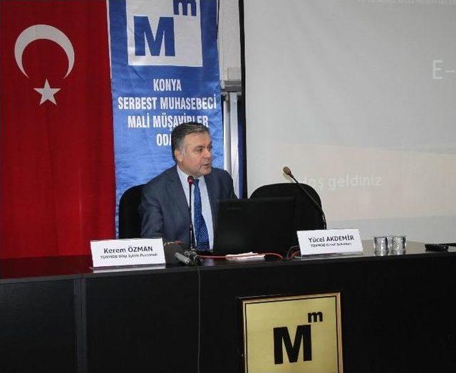 Konya Smmmo’dan Mesleki Eğitim Faaliyetleri Seminerlerle Sürüyor