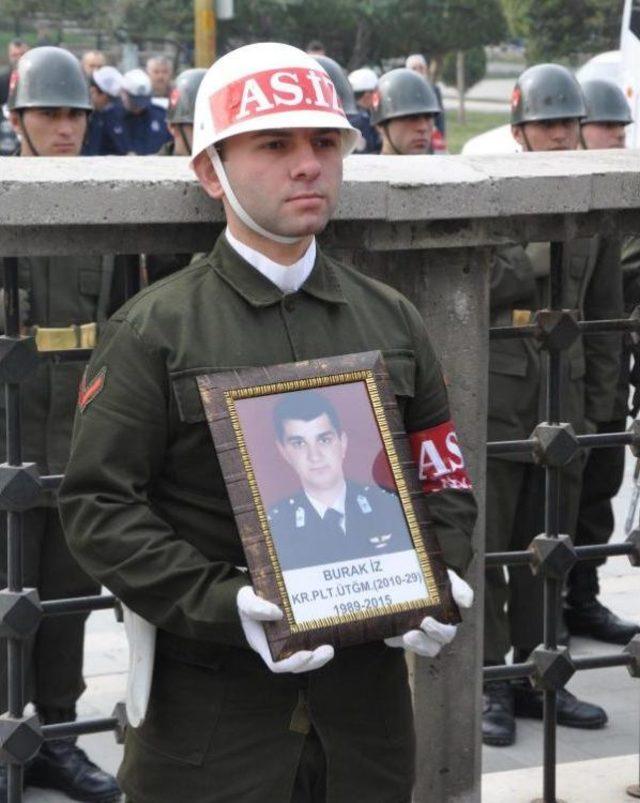 Menderes'te Boğulan Üsteğmen Askeri Törenle Uğurlandı