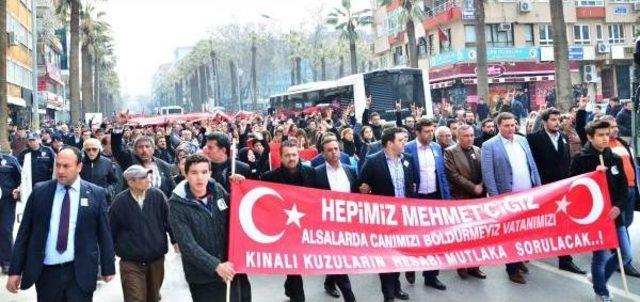 Denizli'de Çakıroğlu Için Gıyabi Cenaze Namazı Kılındı, Yürüyüş Yapıldı