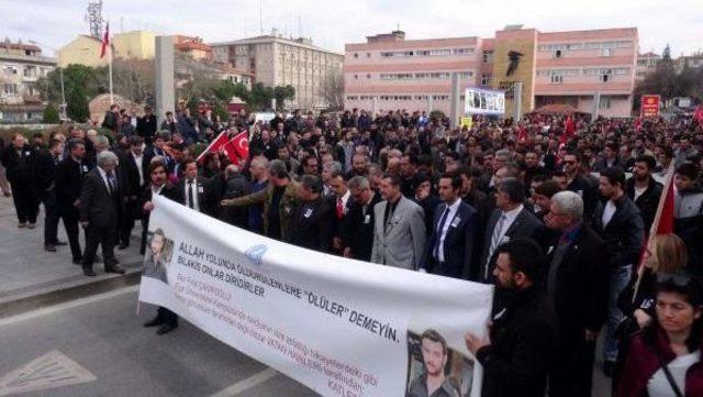 Çanakkale'de, Çakıroğlu Için Yürüyüş Ve Gıyabi Cenaze Namazı