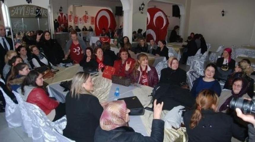 Tekirdağ&rsquo;da Mhp&rsquo;li Kadınlar Pilav G&uuml;n&uuml;nde Buluştu