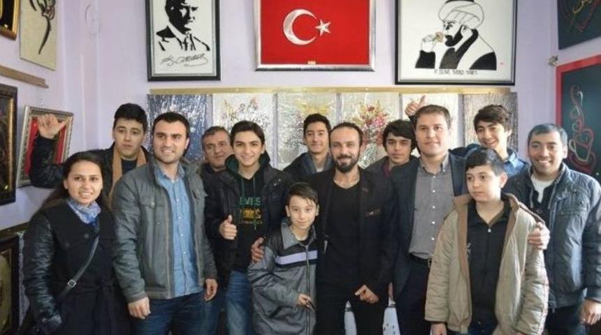 Gen&ccedil;ler Filografi Sergisini Gezdi