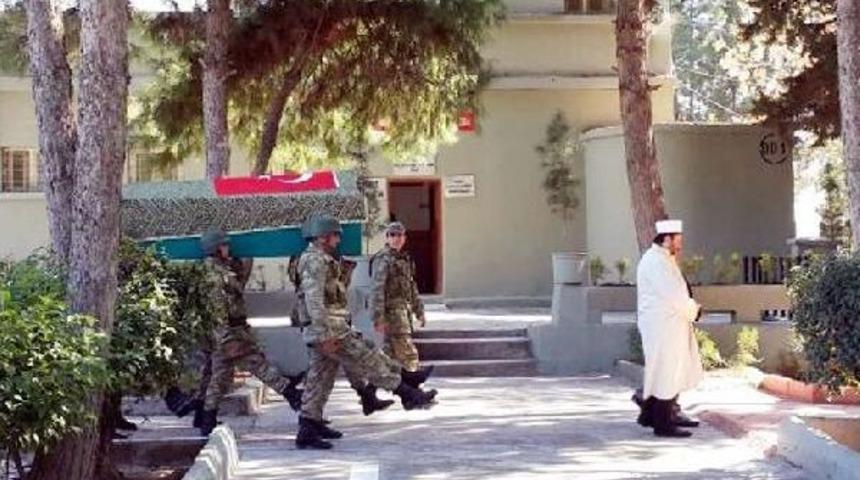 S&uuml;leyman Şah Ve 2 Askerin Naaşları I&ccedil;in Hudut Karakolunda Ge&ccedil;ici T&uuml;rbe