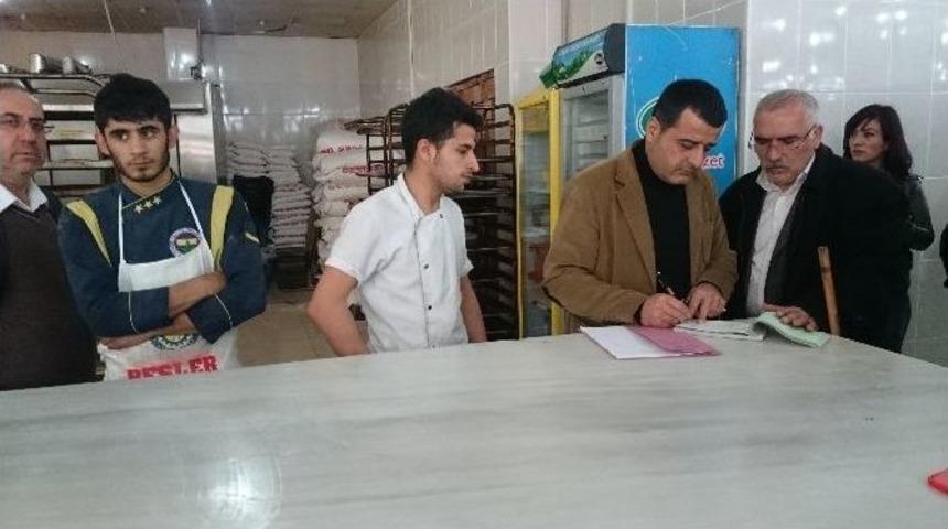 Cizre&rsquo;de Esnafa Y&ouml;nelik Ruhsat, Gıda Ve Hijyen Denetimi