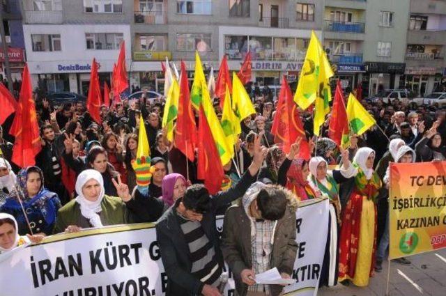 Hakkari'de Dbp'den İran'daki Idamlara Tepki