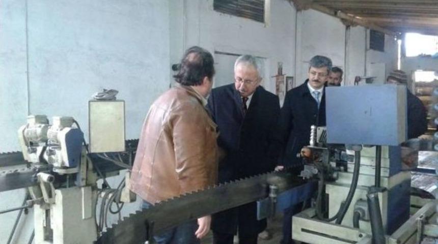 B&ouml;lge M&uuml;d&uuml;r&uuml; Beşel, Ulus&rsquo;ta Sanayicileri Ziyaret Etti