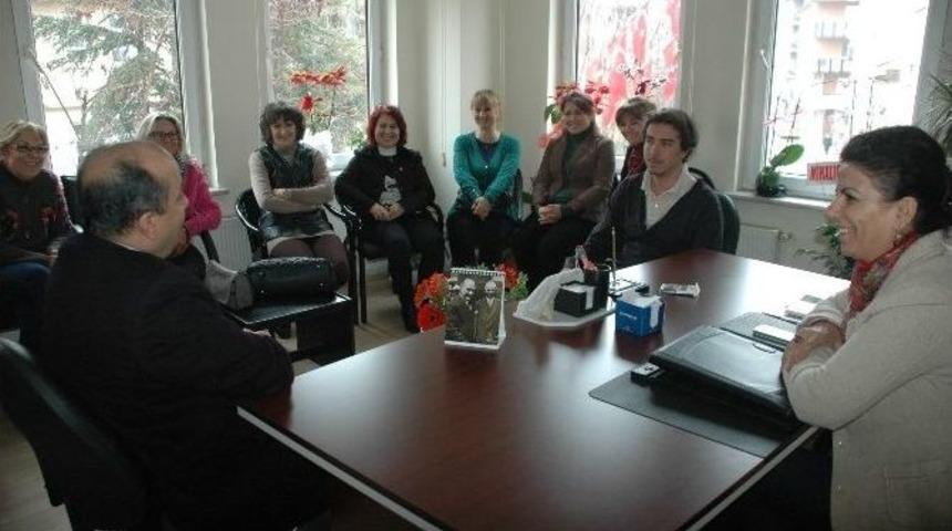 Milletvekili Aday Adayı Prof.dr. Haydar Aras, Chp Parti Y&ouml;neticilerini Ziyaret Etti