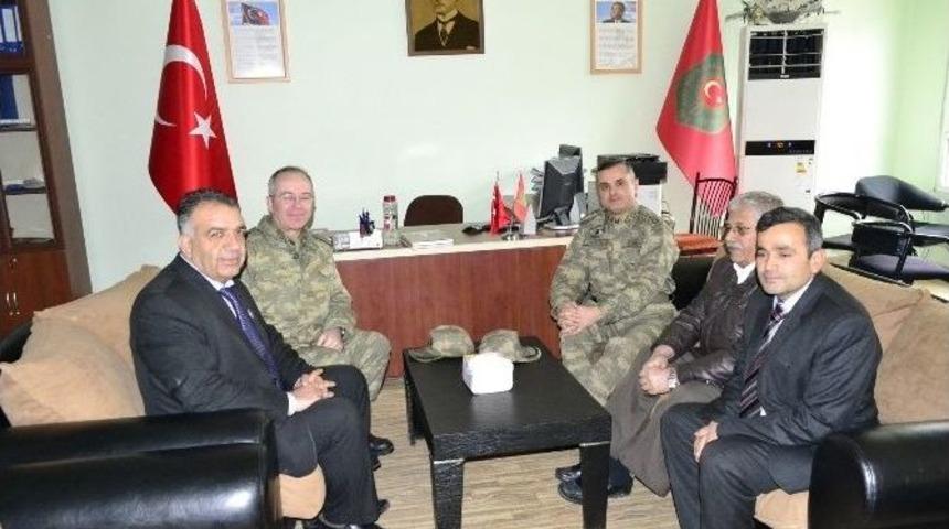 Komutandan, Şehit Ve Gazi Aileleri Derneği Başkanına Anlamlı Ziyaret